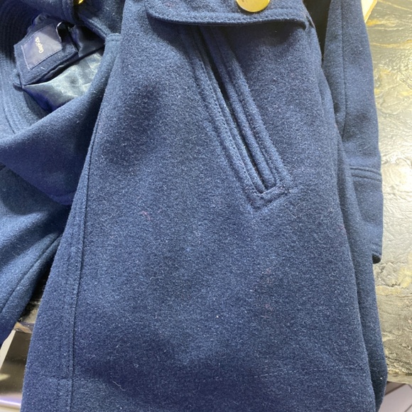 Beautiful navy blue Gap girl’s 14/16 years XL wool coat - Picture 5 of 5